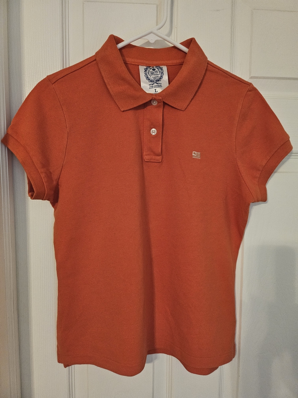 Polo by Ralph Lauren Women's ' Orange Short Sleeve Polo